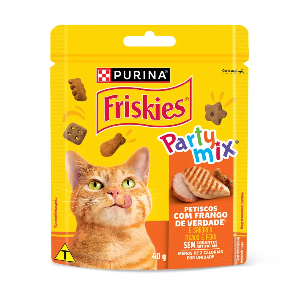 Petisco Friskies Party Mix Frango